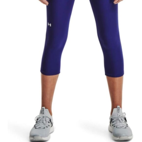 Under Armour Hight waisted Blue Cropped Compression Leggings L - Picture 4 of 5